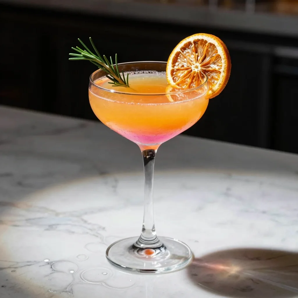 Z-Image product photography example: Prompt 15 - Cocktail Glass