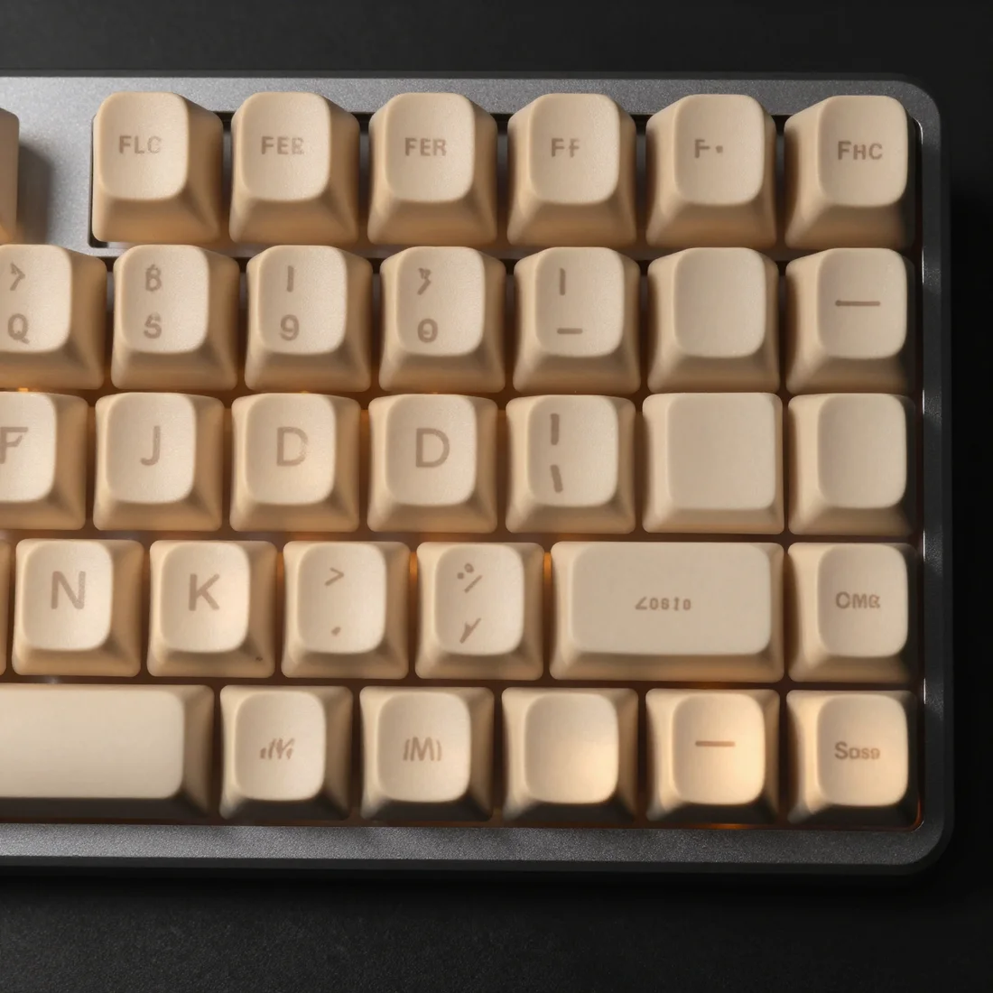 Z-Image product photography example: Prompt 18 - Mechanical Keyboard