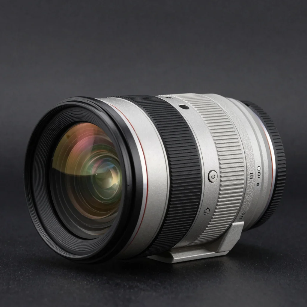 Z-Image product photography example: Prompt 19 - Camera Lens